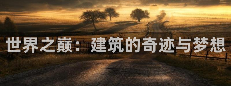 乐发vlll最新平台：世界之巅：建筑的奇迹与梦想